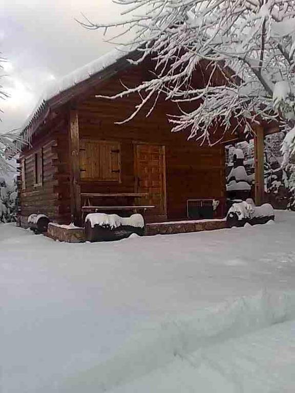 Cabana De Madera La Encina Burunchel ภายนอก รูปภาพ