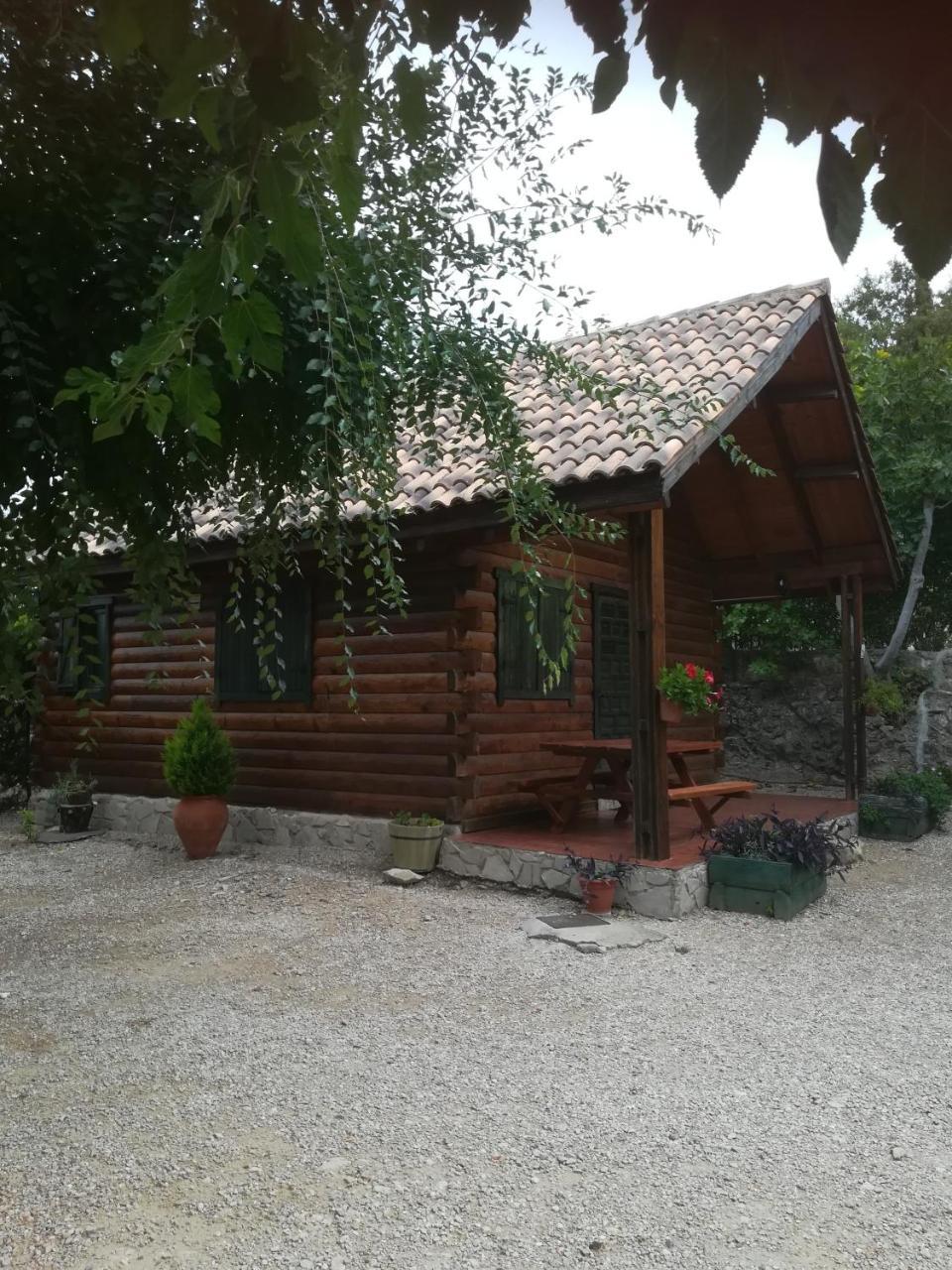 Cabana De Madera La Encina Burunchel ภายนอก รูปภาพ