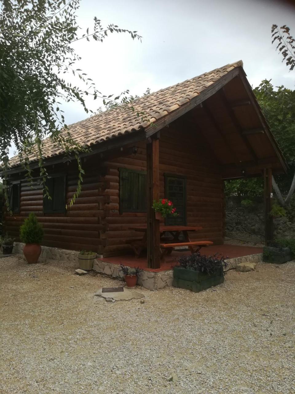 Cabana De Madera La Encina Burunchel ภายนอก รูปภาพ